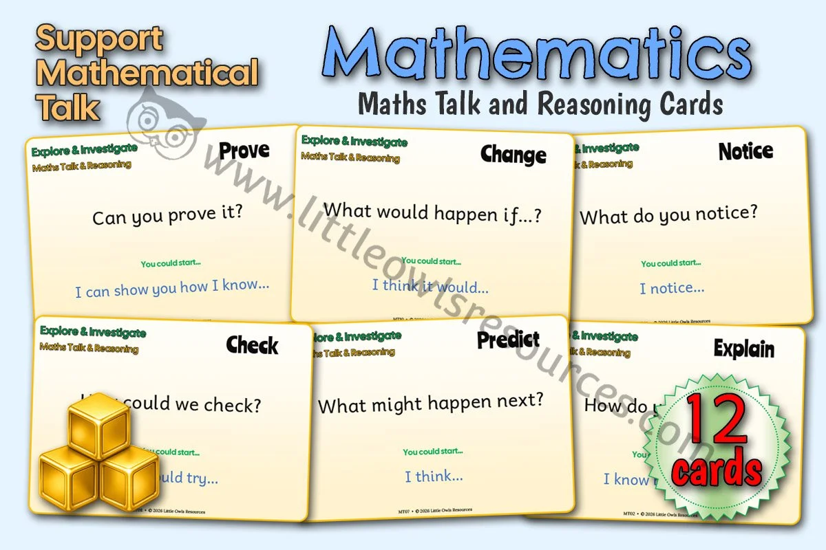 Maths Talk and Reasoning Cards