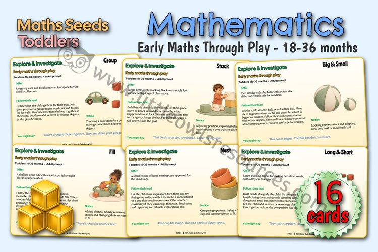 Early Maths Through Play — 18–36 Months cover
