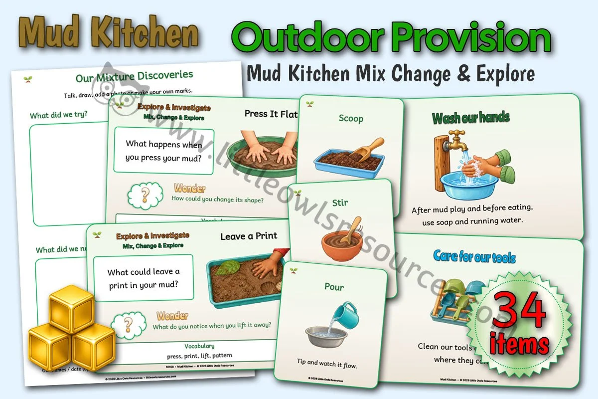 Mud Kitchen - Mix, Change & Explore