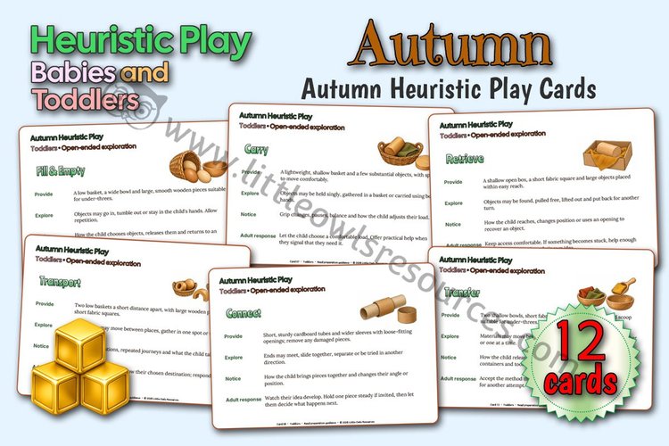 Autumn Heuristic Play Prompt Cards cover
