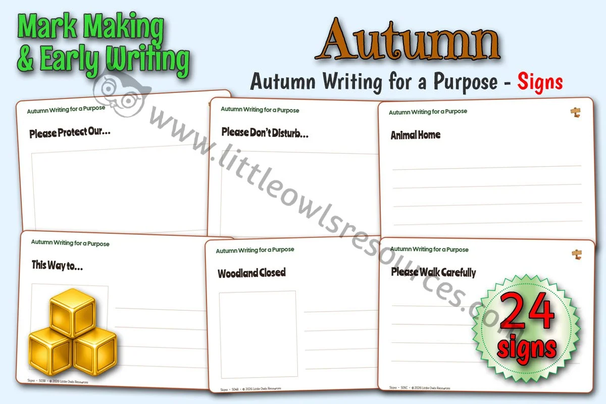 Autumn Writing for Purpose - Signs