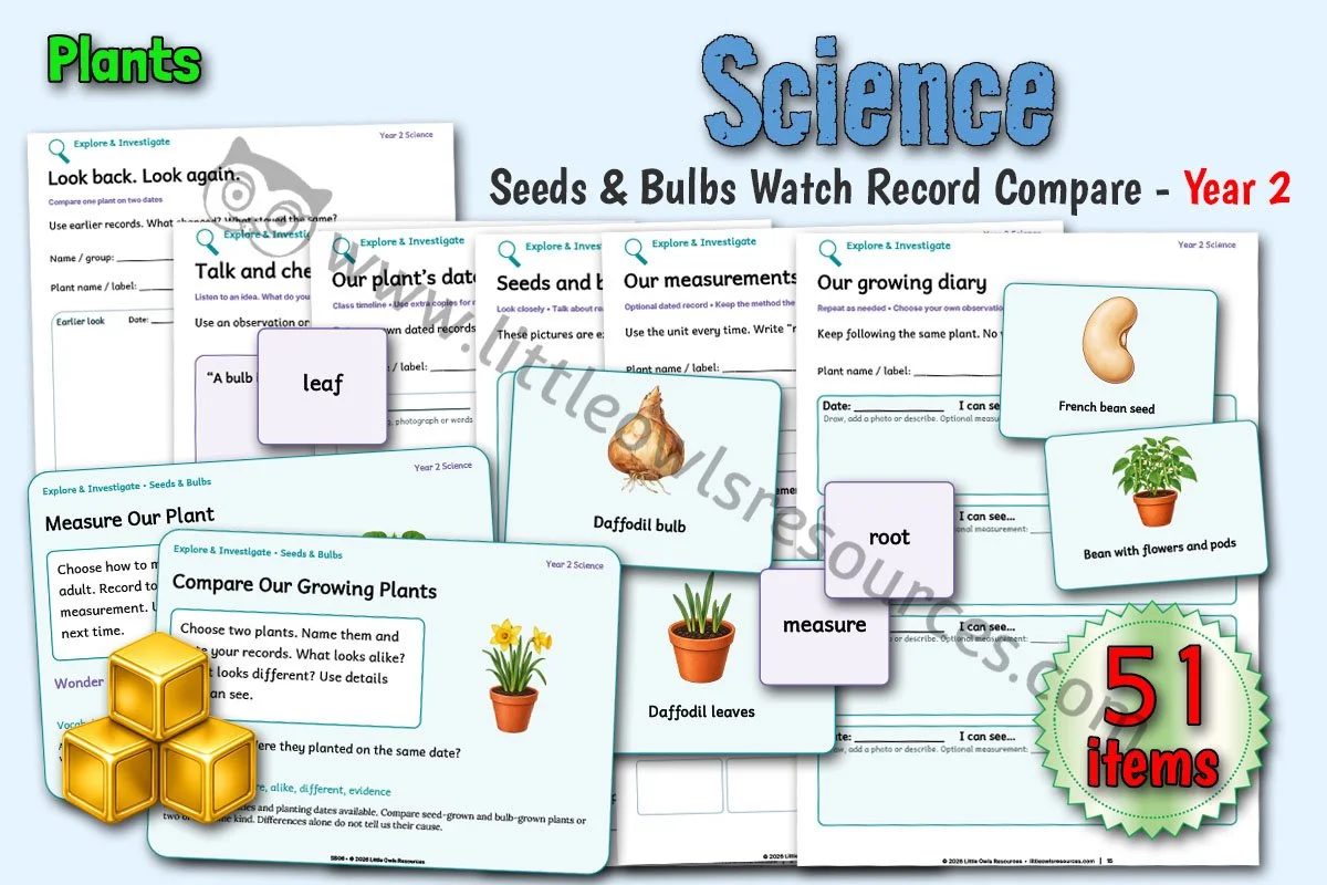 Seeds & Bulbs | Watch Record Compare - Year 2