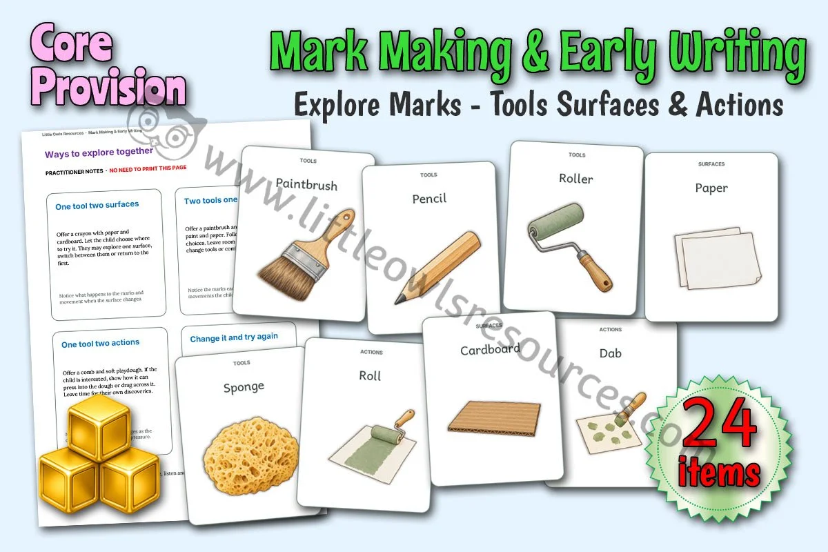 Explore Marks - Tools, Surfaces & Actions