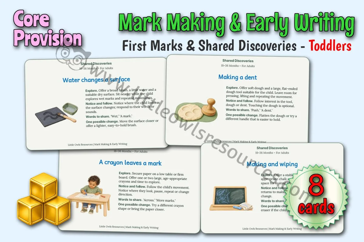 First Marks & Shared Discoveries | Toddlers
