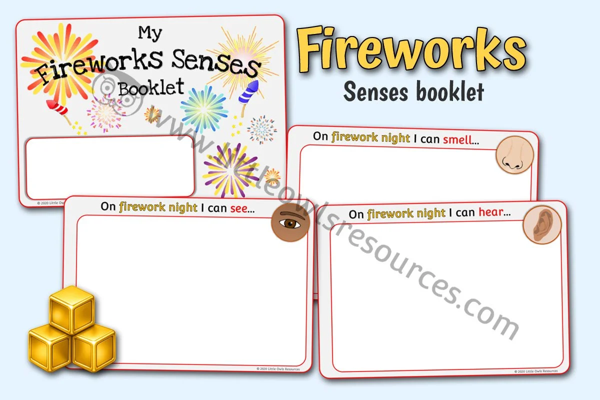 MY 'FIREWORKS SENSES' BOOKLET