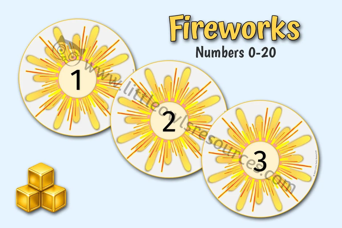 FIREWORK NUMBERS 0-20