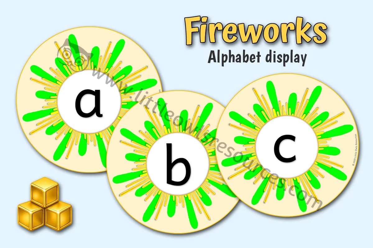 FIREWORK ALPHABET