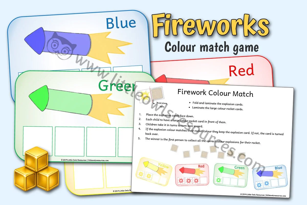 FIREWORK COLOUR MATCH GAME