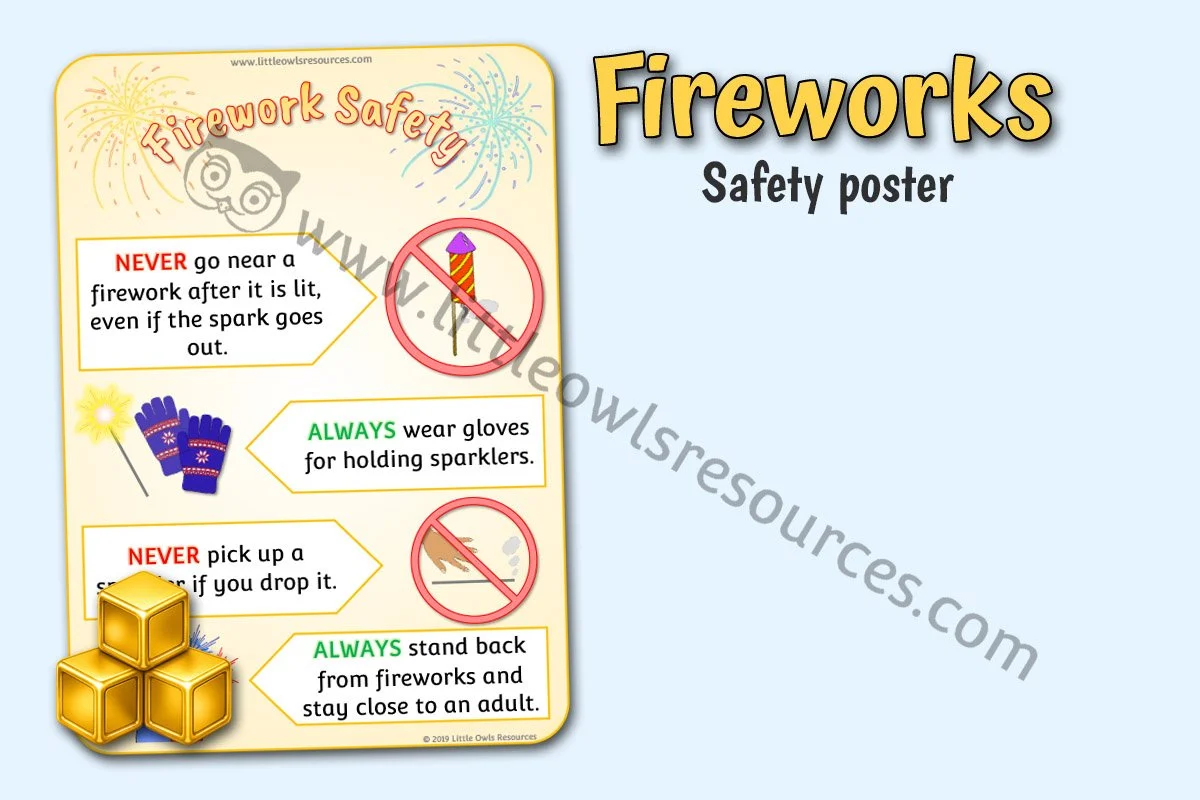 FIREWORK SAFETY POSTER