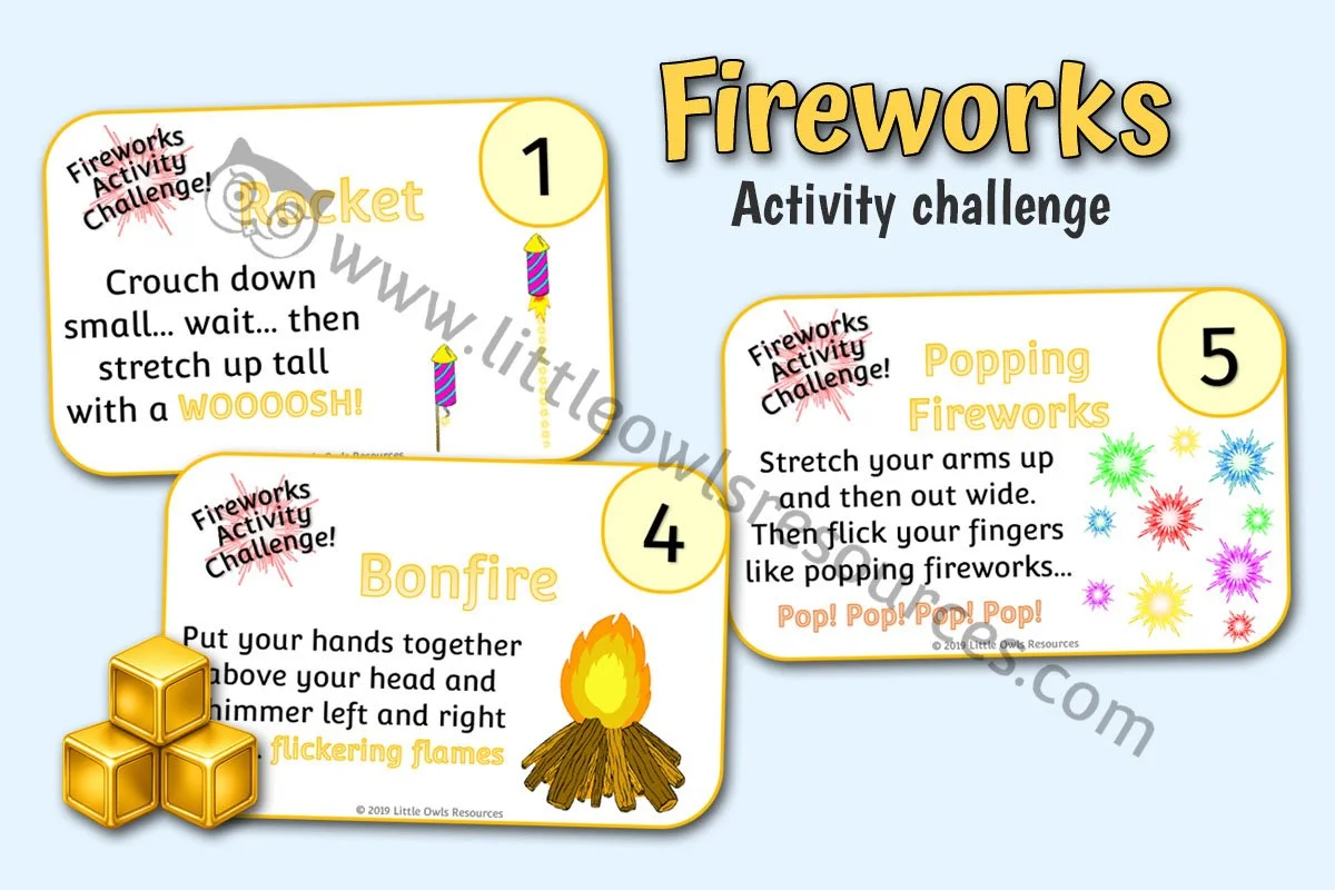FIREWORKS ACTIVITY CHALLENGE