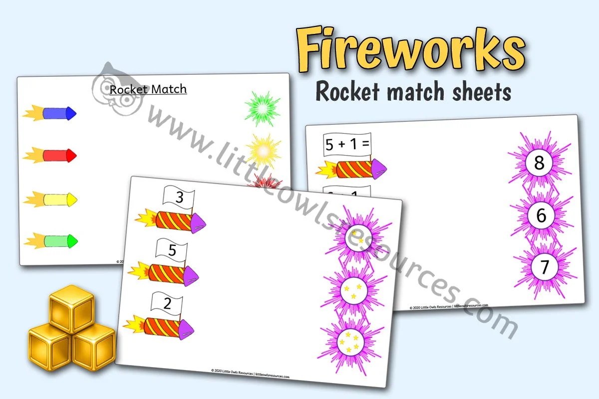 ROCKET/EXPLOSION MATCH SHEETS