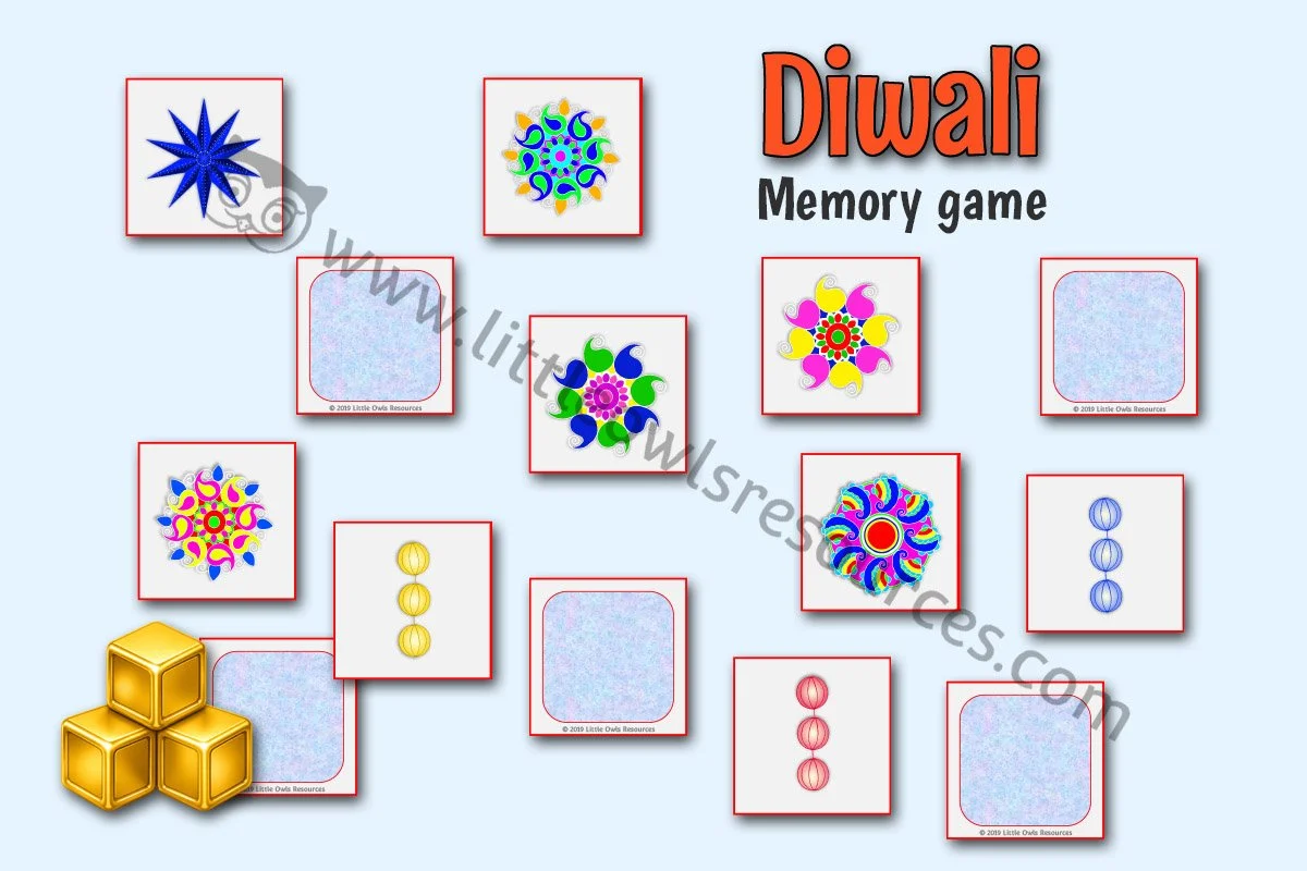 DIWALI MEMORY CARDS GAME