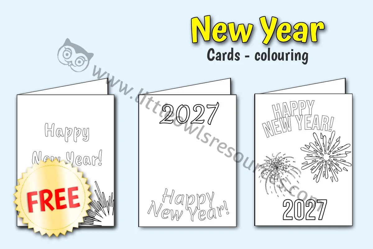 HAPPY NEW YEAR CARDS (FREE SAMPLE)