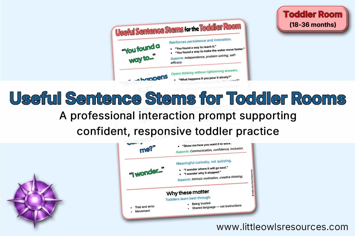 Five Sentence Stems for Toddler Practitioners | Toddlers (18–36 Months)