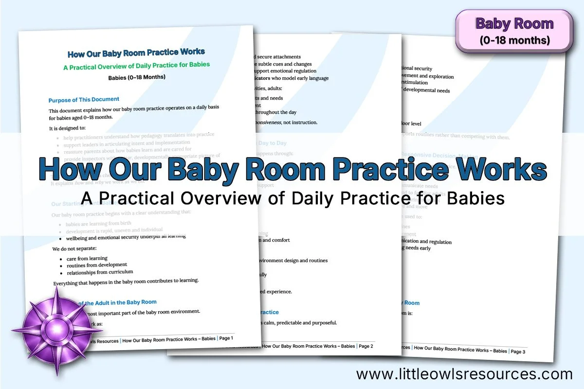 How Our Baby Room Practice Works | Babies (birth-18 months)
