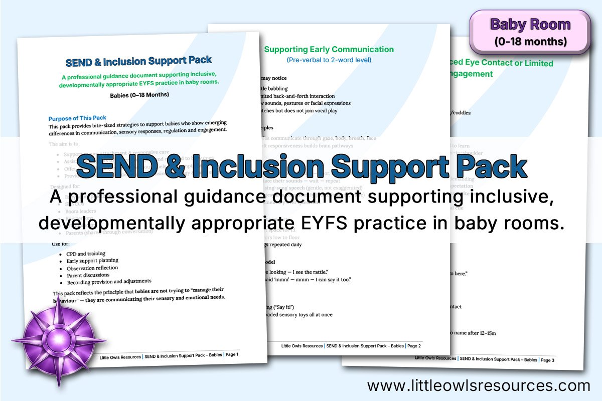 SEND &amp; Inclusion Support Pack | Babies (Birth-18 Months)