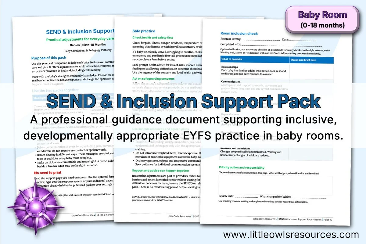 SEND &amp; Inclusion Support Pack | Babies (Birth-18 Months)