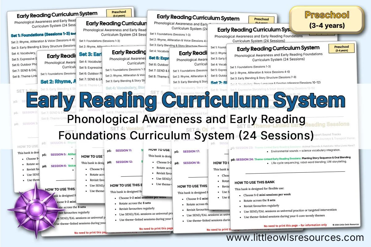 Early Reading Curriculum System | Preschool (3–4 Years)