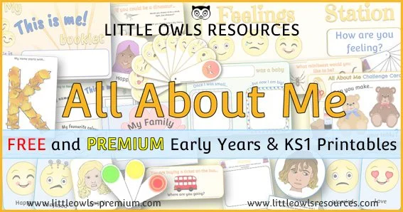All About Me Resources | EYFS & KS1