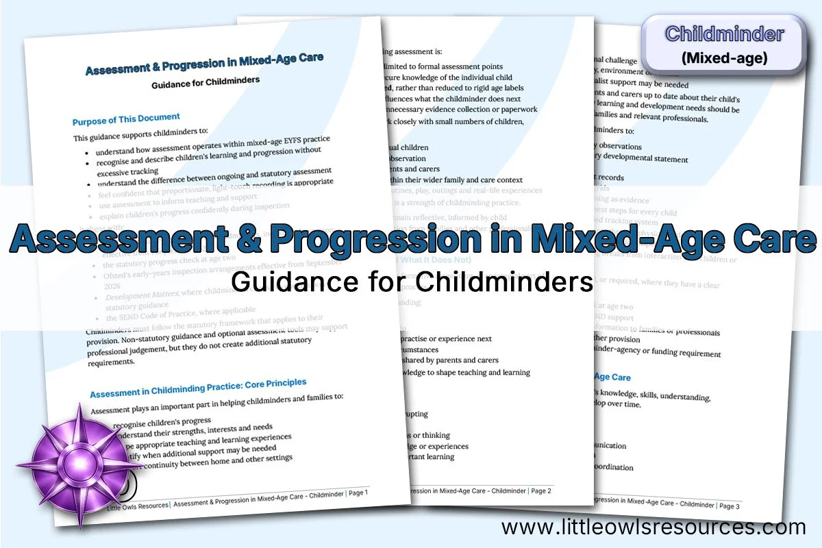 Assessment &amp; Progression in Mixed-Age Care | Childminder Guidance