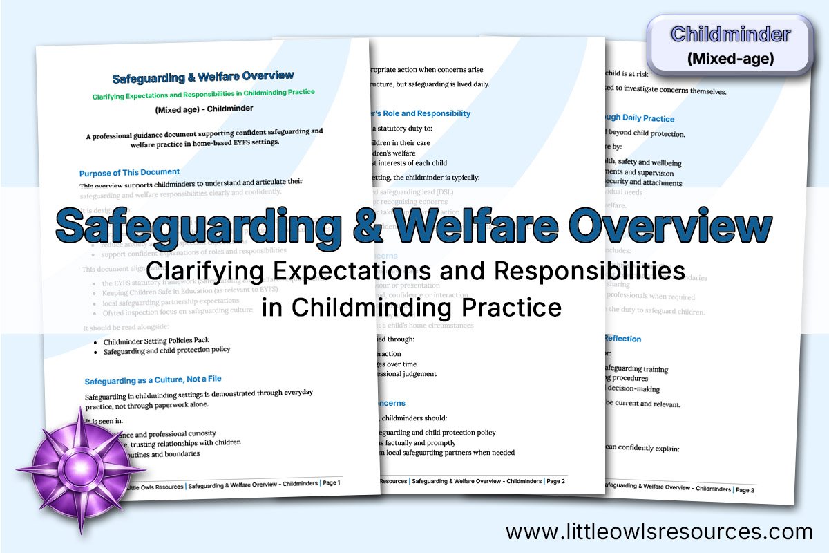 Safeguarding &amp; Welfare Overview | Childminder (Mixed-Age)