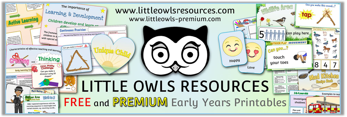 Little Owls Resources - Free and Premium Early Years Printables