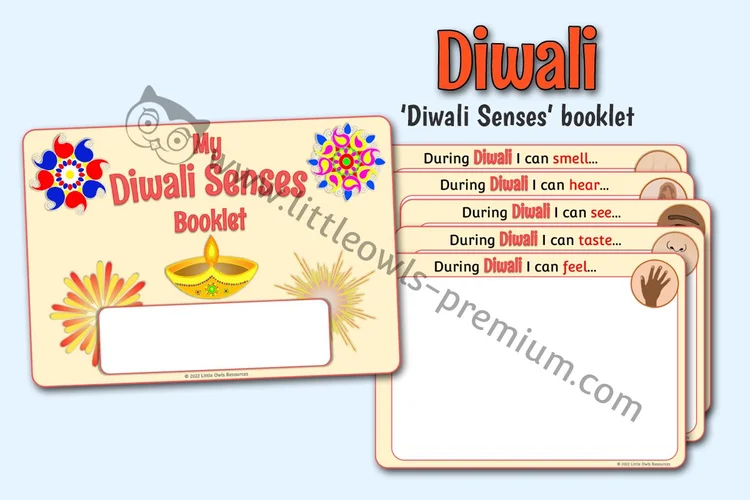 My Diwali Senses Booklet - cover preview