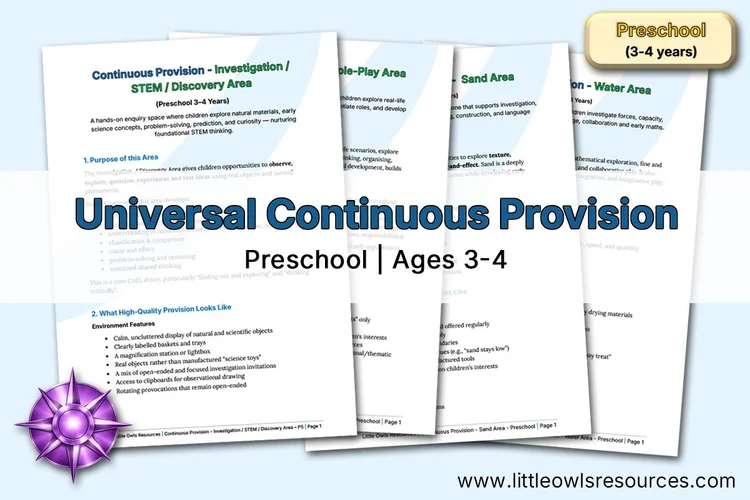Universal Continuous Provision — Preschool — resource cover