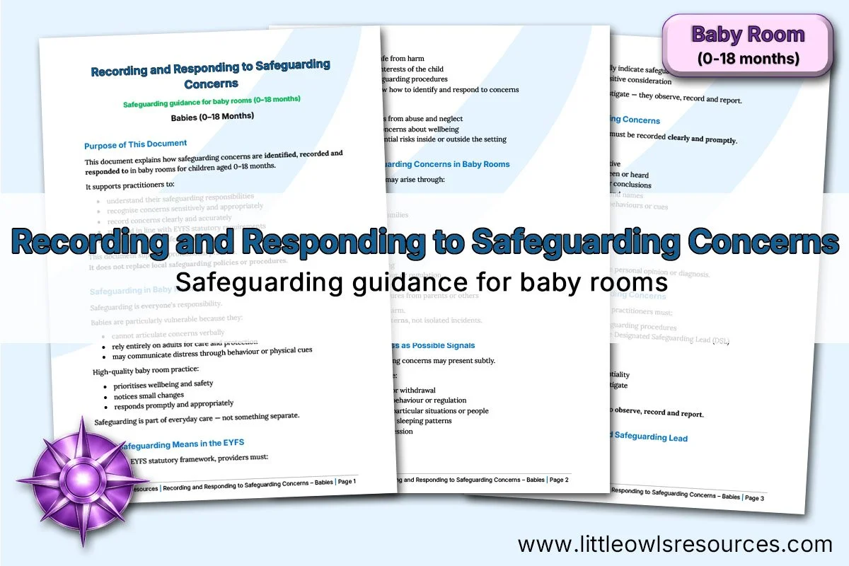 Recording &amp; Responding to Safeguarding Concerns | Babies (Birth-18 Months)