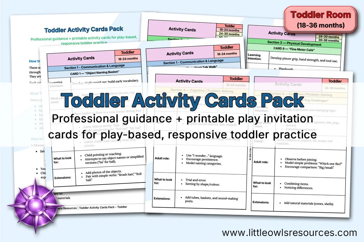 Toddler Activity Cards Pack | Toddlers (18–36 Months)