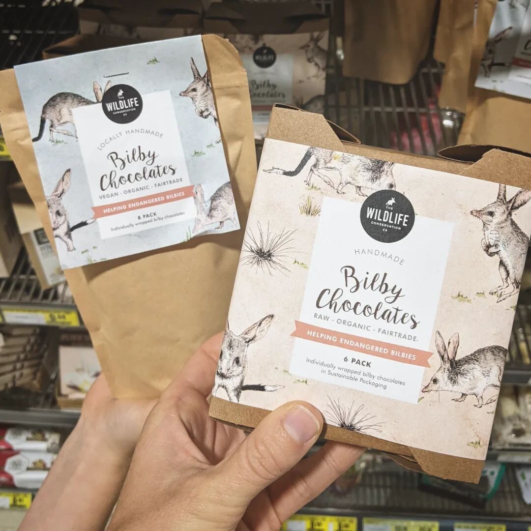 Easter Bilby Chocolates 💕✨

Spotted on the shelves of @delicatessen_bellingen 

#easterbilbychocolates #ethicaleaster #bellingen #local ##healthyeaster #bilby #bilbyconservation #australiannative #veganchocolate #rawchocolate #dogoodtastegood