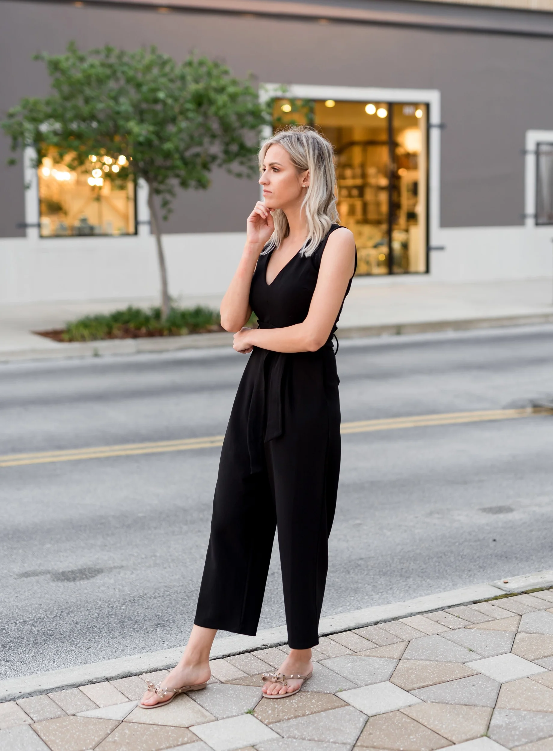 cathy structured jumpsuit
