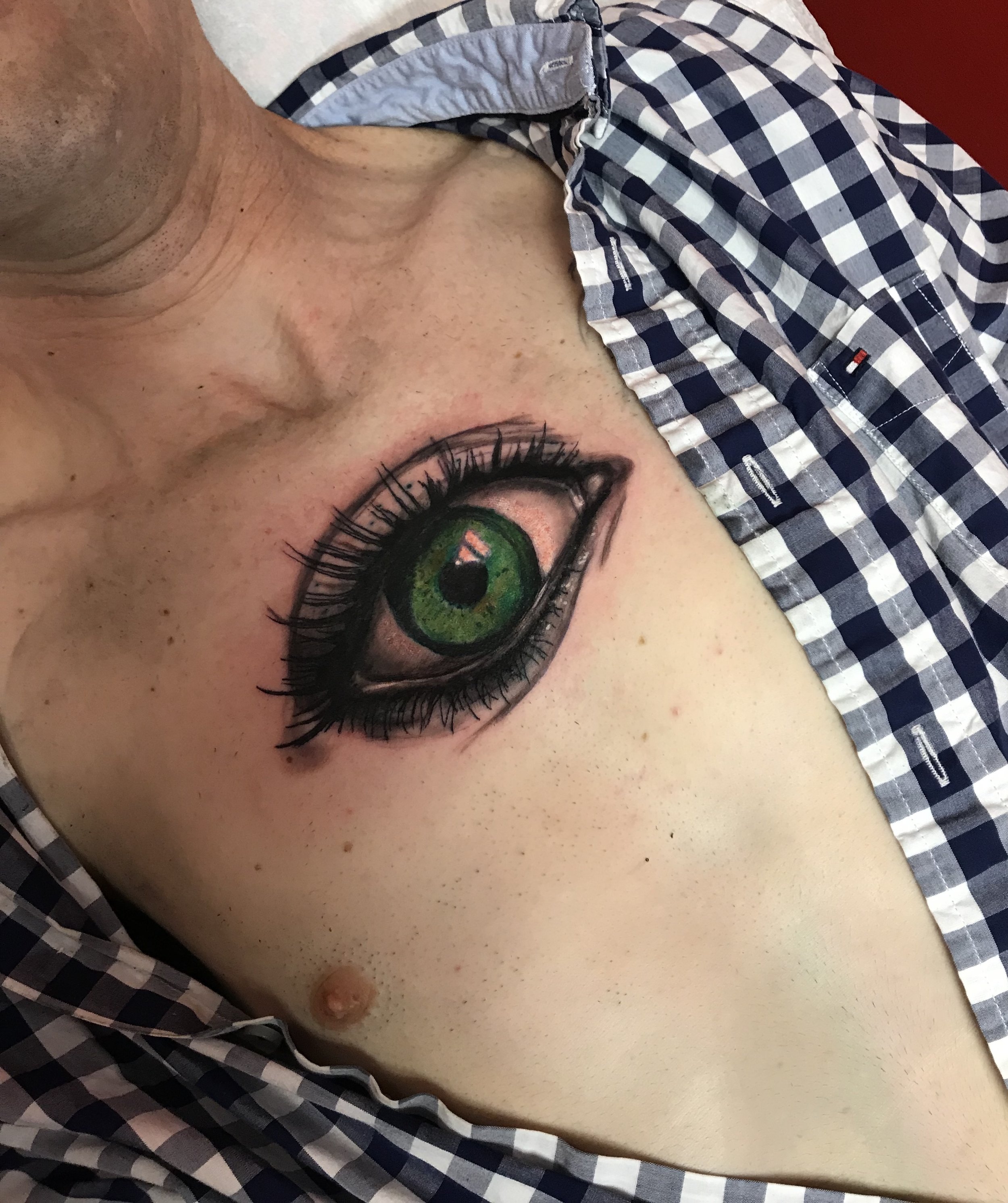 Realistic Eye Tattoo