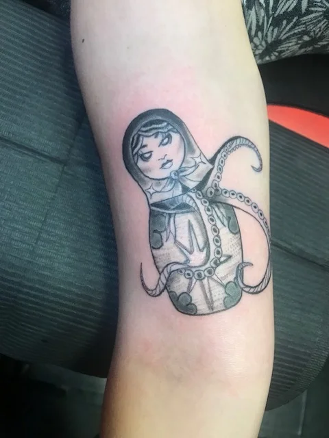 Russian nesting doll tattoo