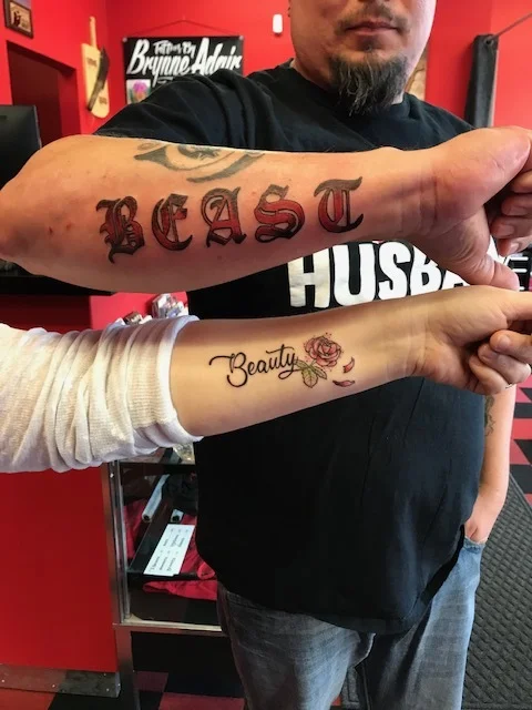 Beauty and Beast Tattoo