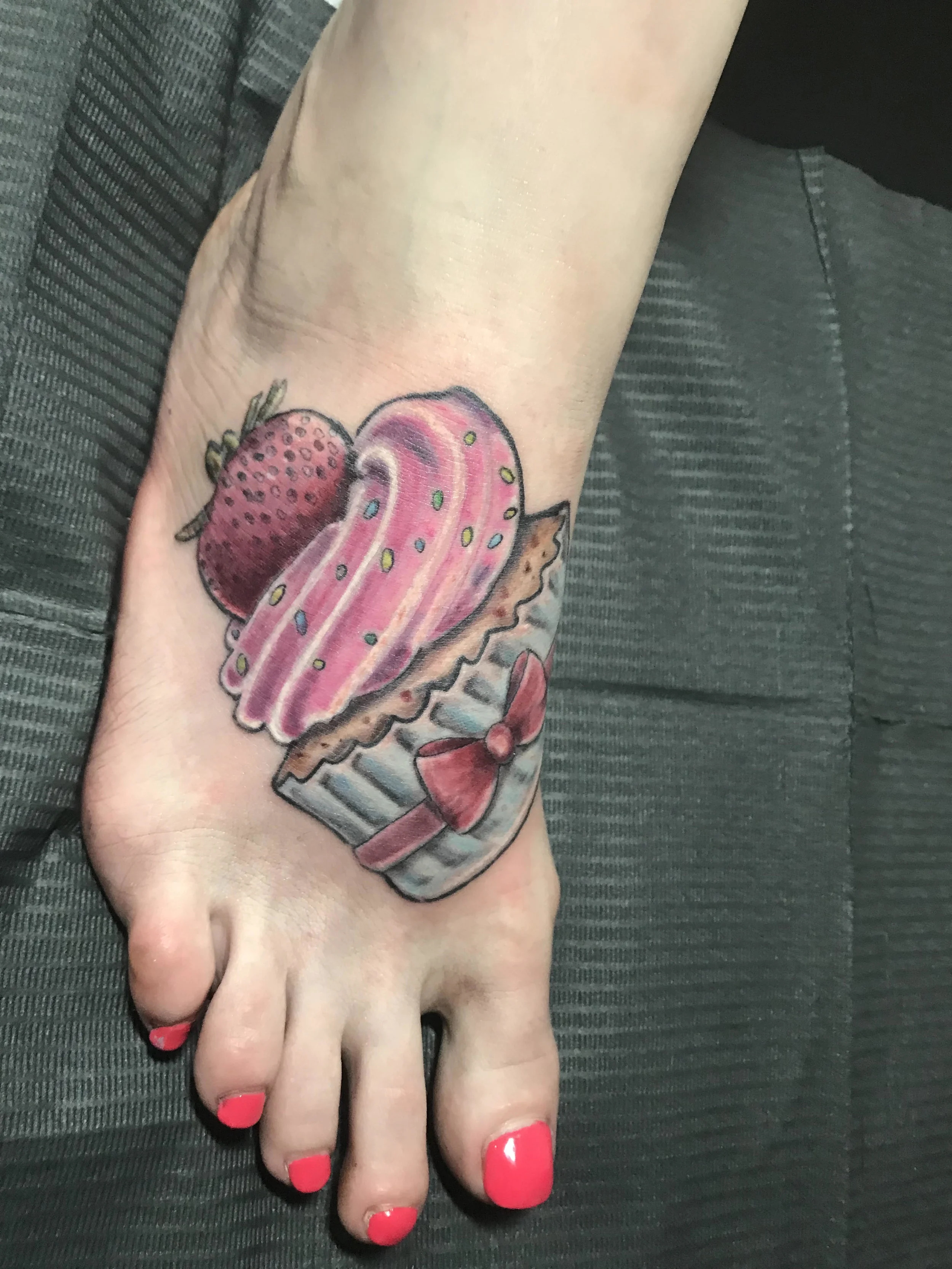 Color CupCake Tattoo