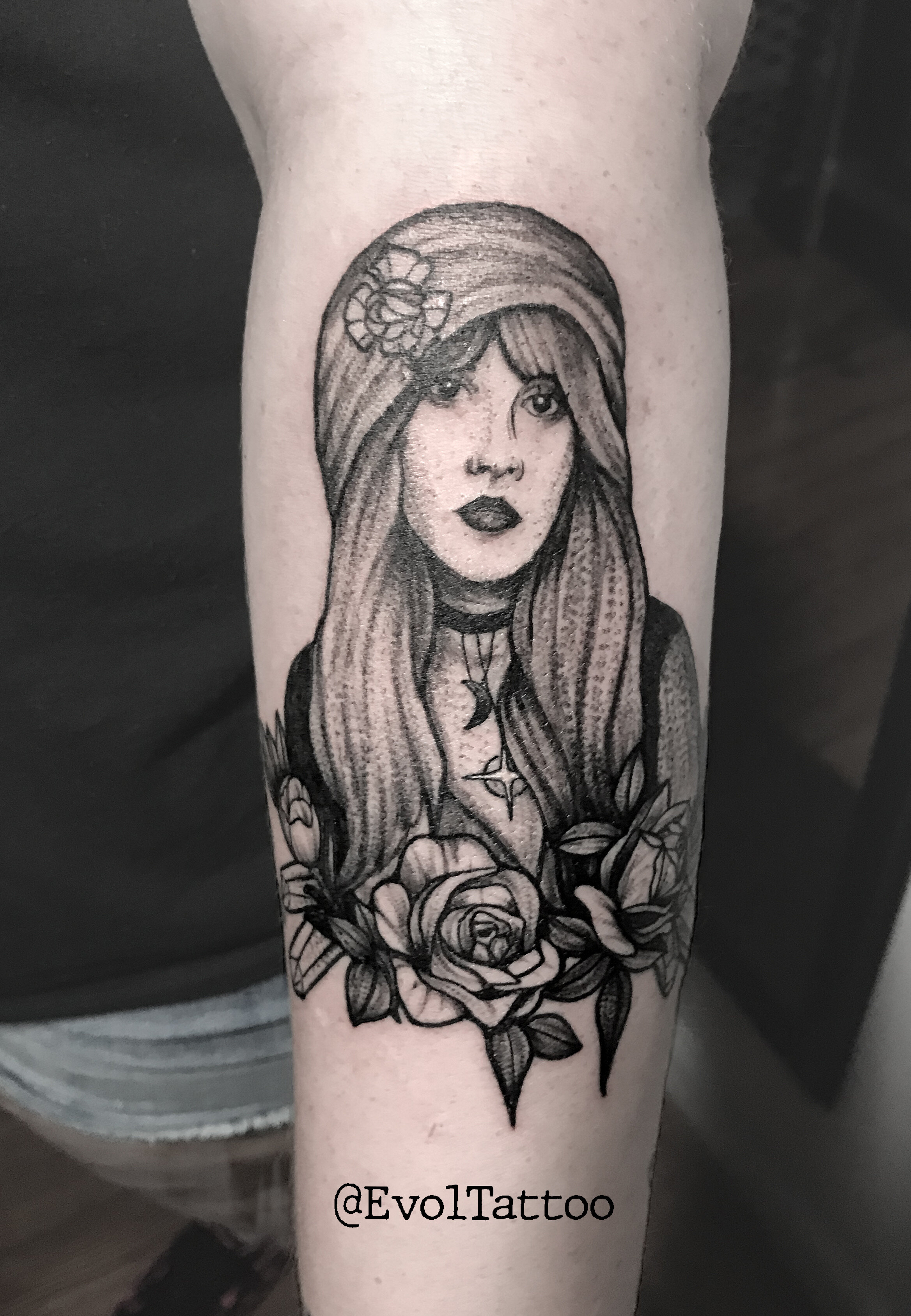 Red Wing Tattoo  Stevie Nicks portrait done by Jr  Facebook