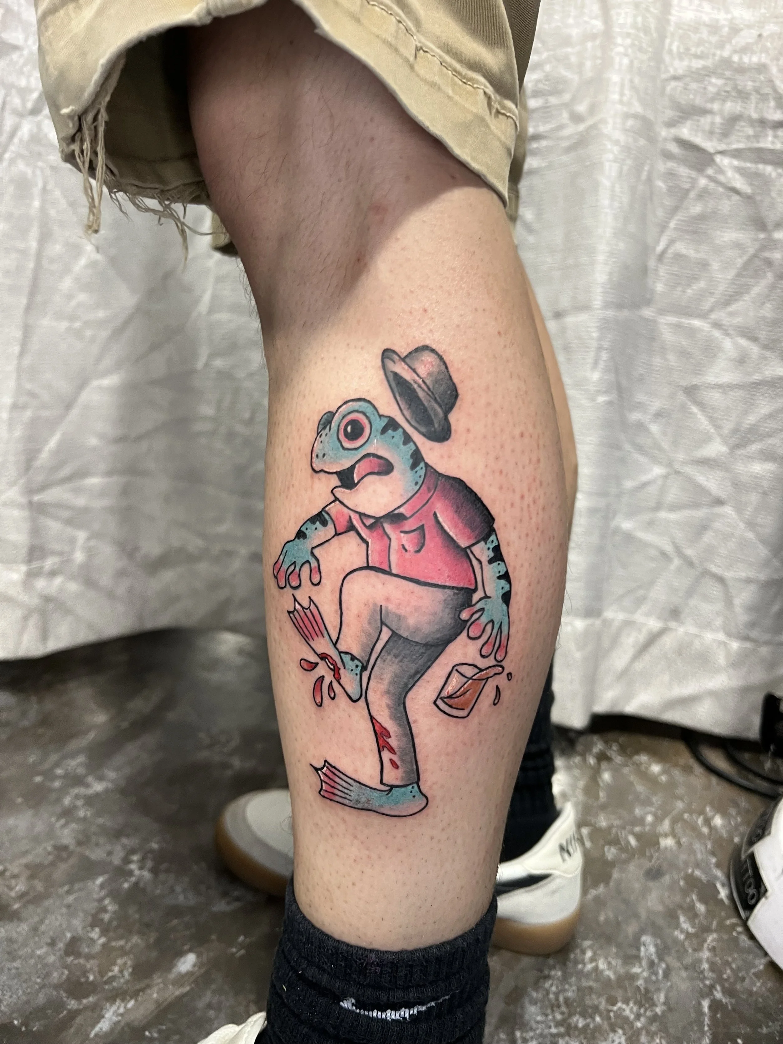 evol tattoo, local tattoos, lehigh valley tattoos, allentown tattoos, color tattoo, frog tattoo, movie tattoo, mafia tattoo, goodfellas tattoo, cute tattoo, cool tattoo, silly tattoo, cartoon tattoo.jpeg