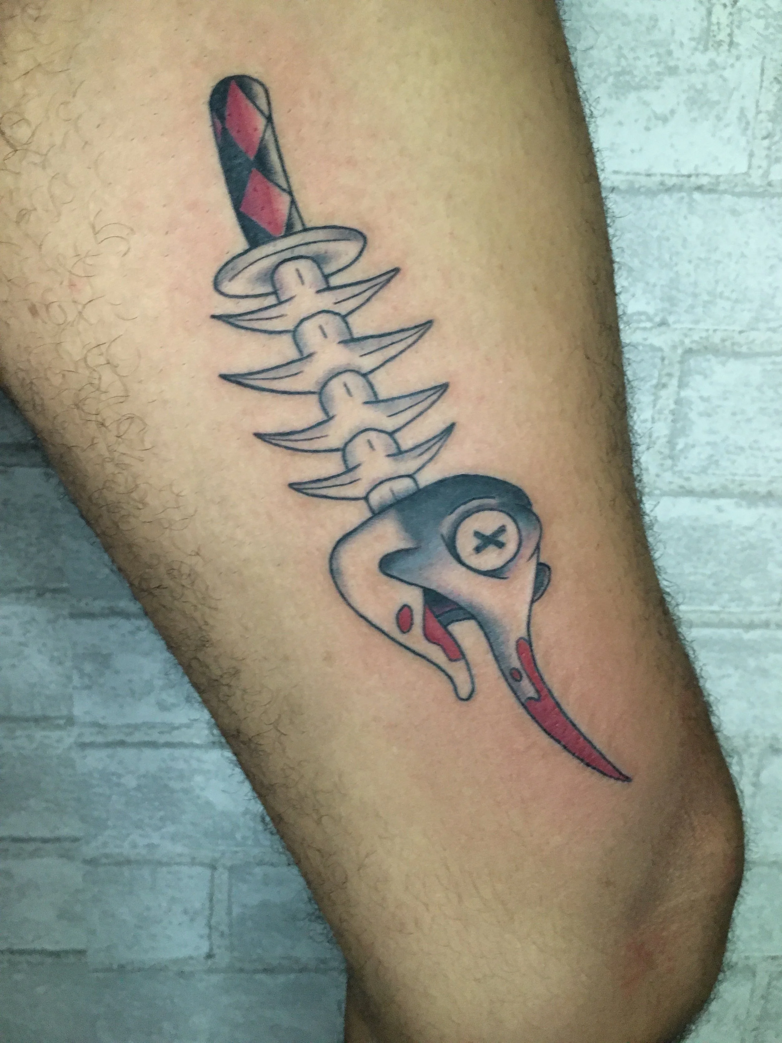 evol tattoo, local tattoos, lehigh valley tattoos, allentown tattoos, color tattoo, sword tattoo, fish tattoo, swordfish tattoo, silly tattoo, cool tattoo, funny tattoo.jpeg