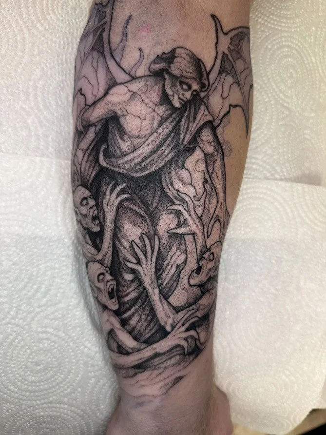 evol tattoo, local tattoos, lehigh valley tattoos, allentown tattoos, catasauqua tattoos, black and gray tattoo, angel tattoo, demon tattoo, religious tattoo, gothic tattoo, statue tattoo.jpeg