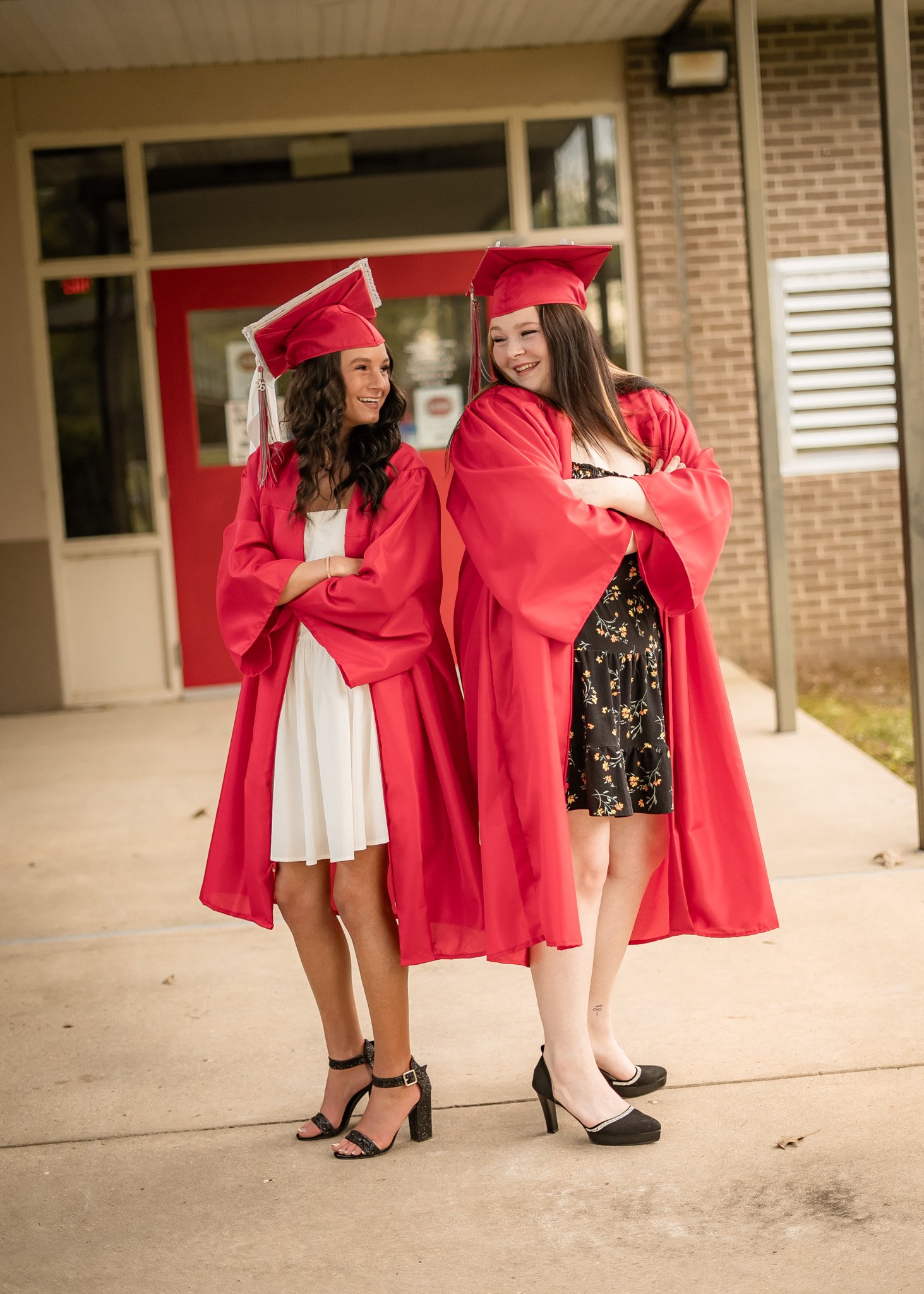 Besties Cap and Gown Session at Richland High School
