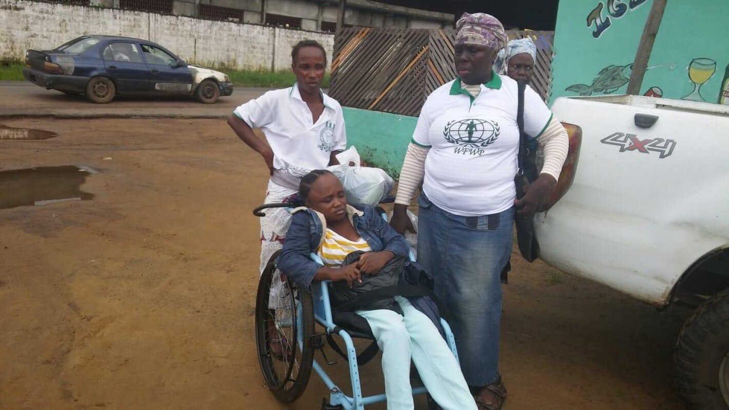 This lady is blind and cripple. She is being wheeled around to beg for money and food by her old mother to survive. She also received gifts and money from...