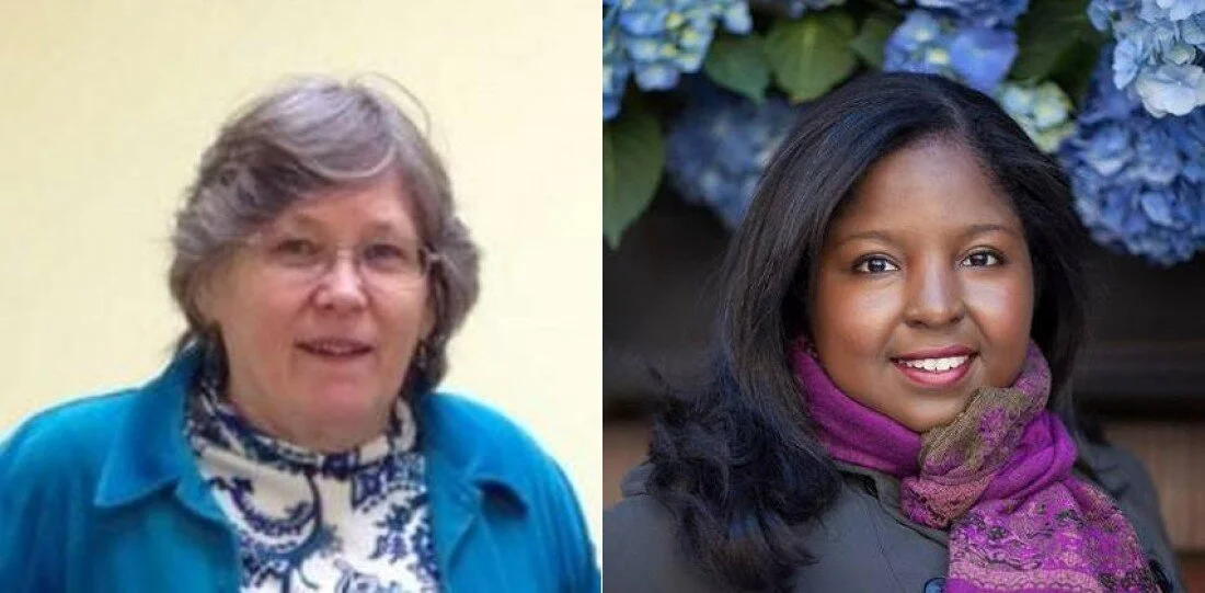 Current Chairwoman Peggy Brewster (left) with new Co-Chairwoman Tamara Starr-Perry (right)