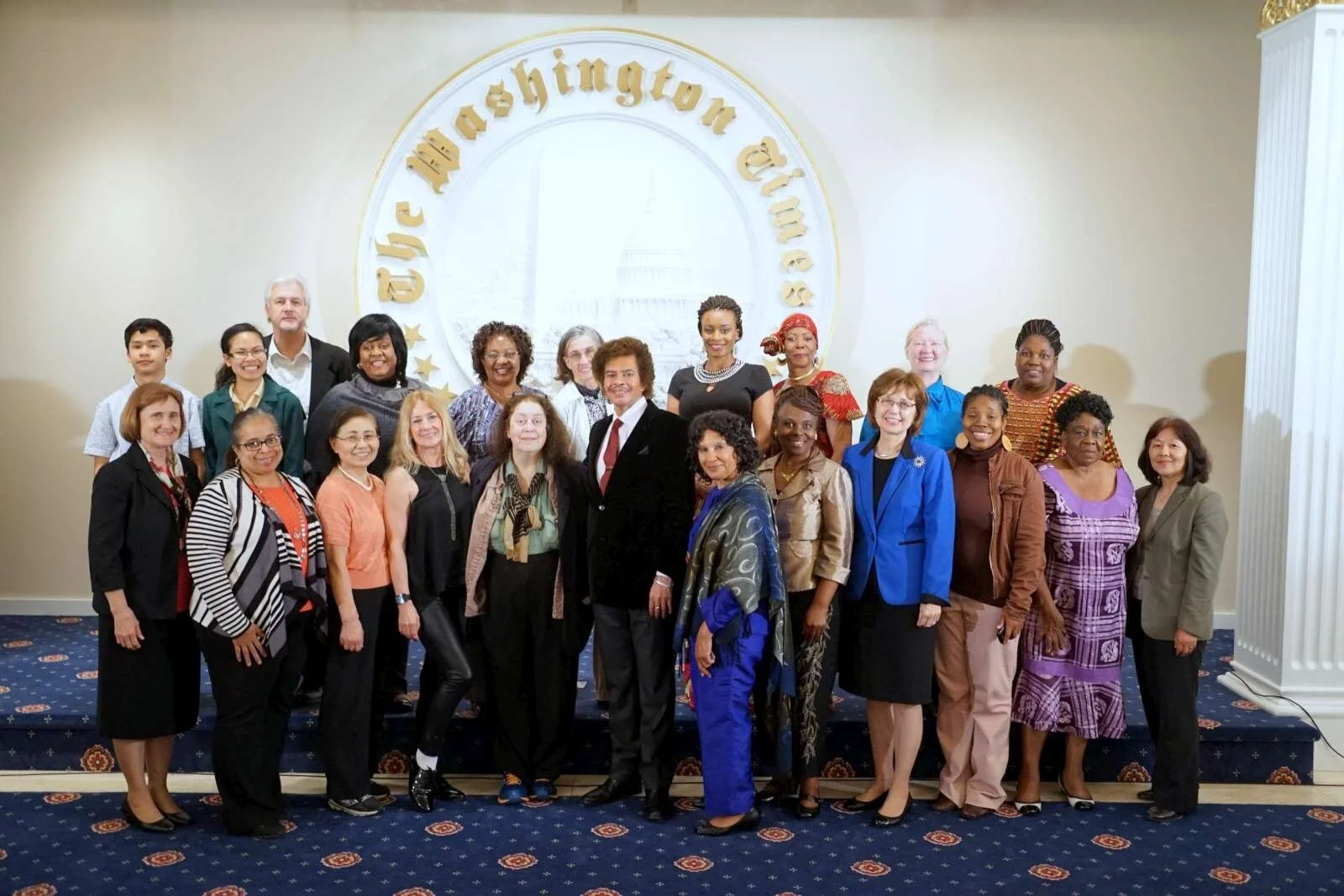 Group photo with speaker