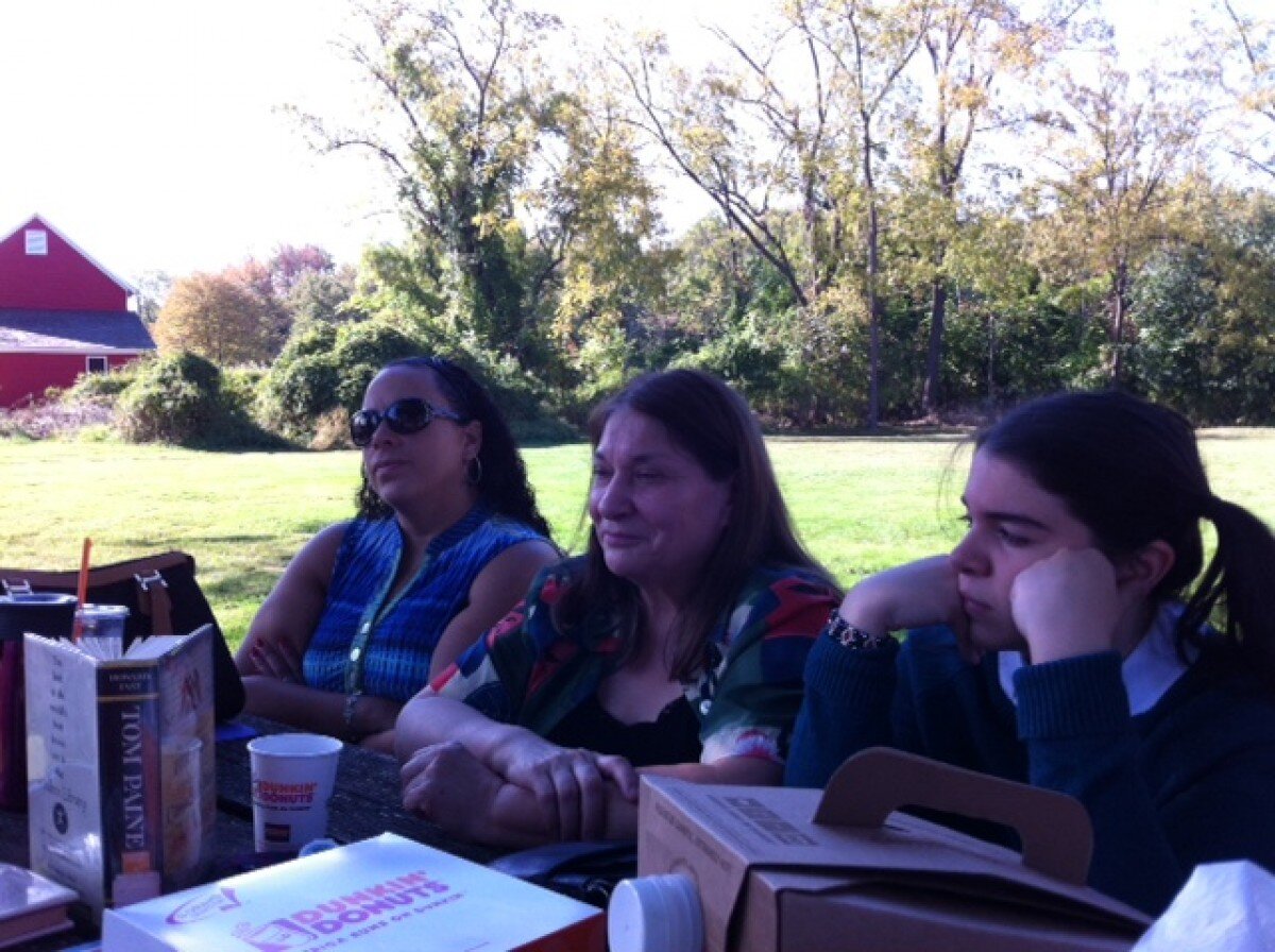 WFWP members listening to history