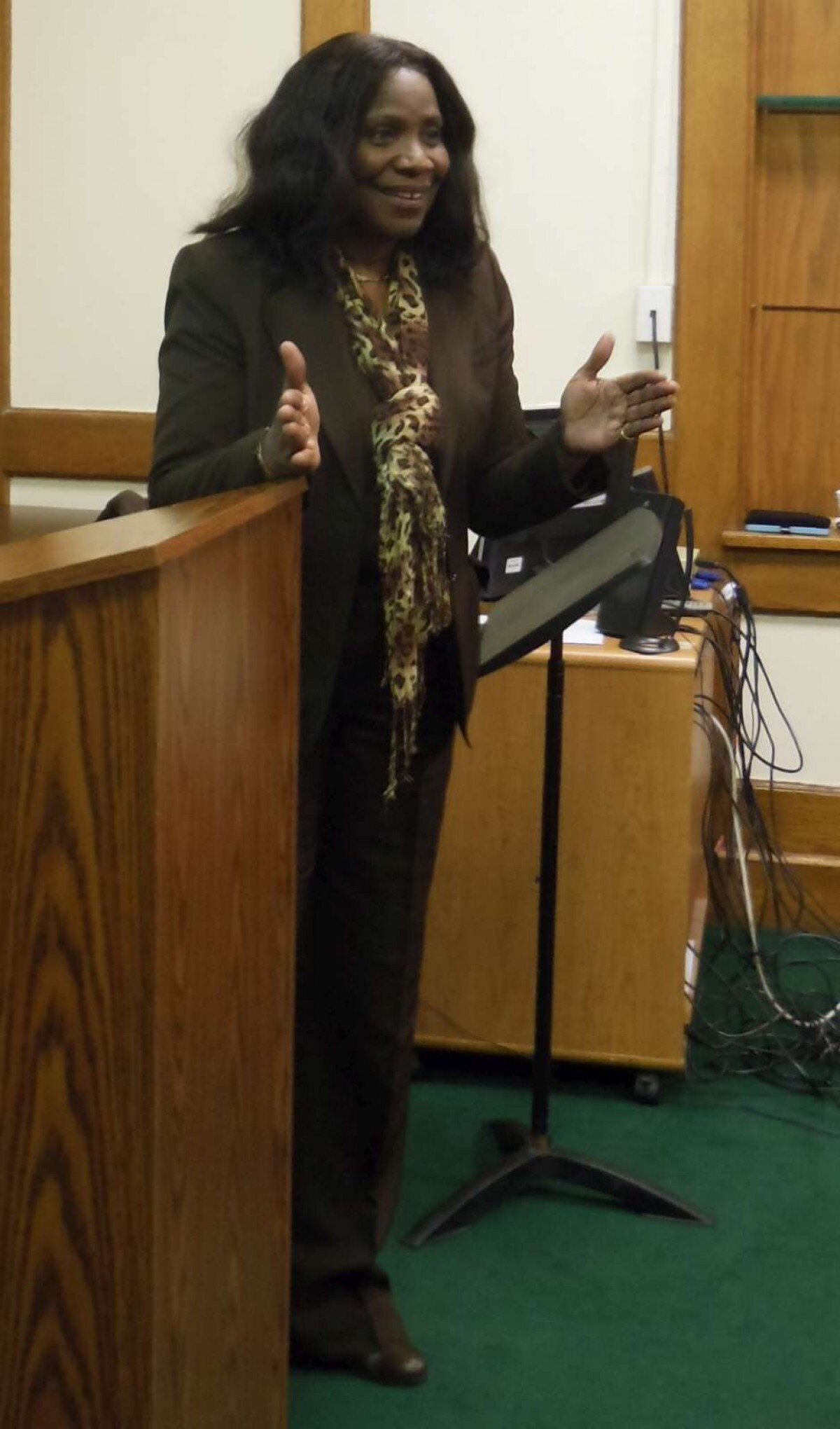 Rev. Juanita speaking