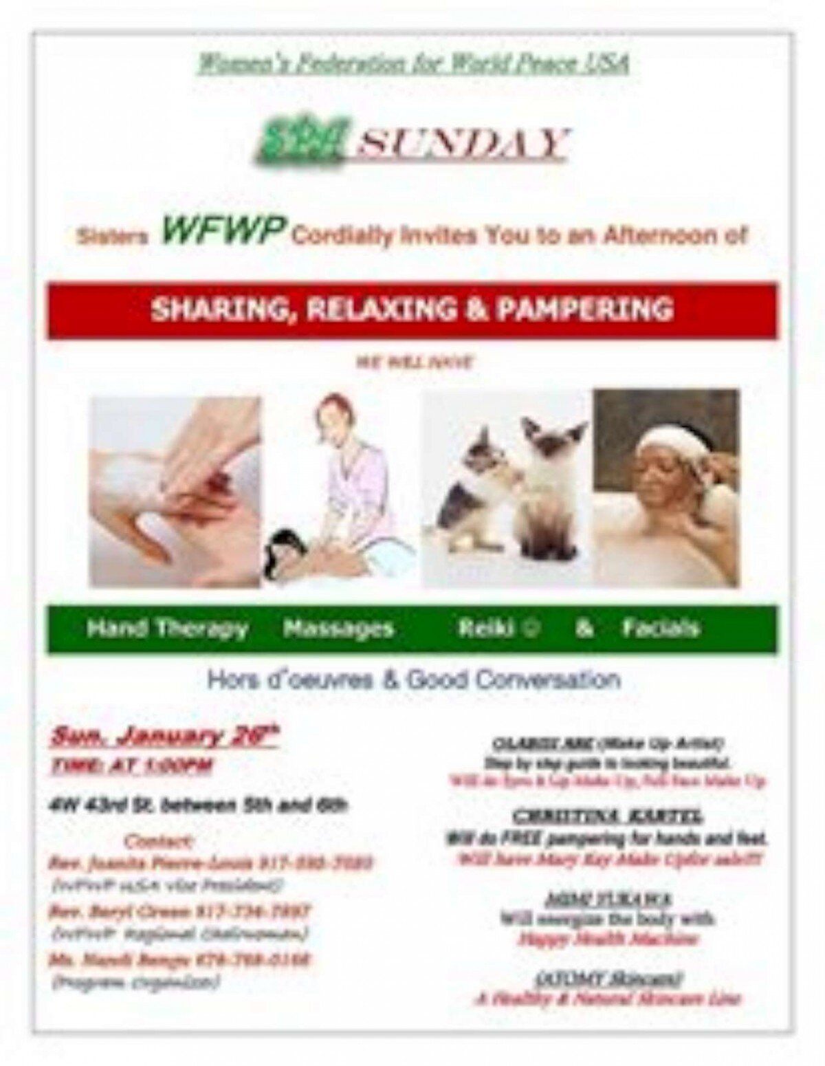 Spa Day Flyer