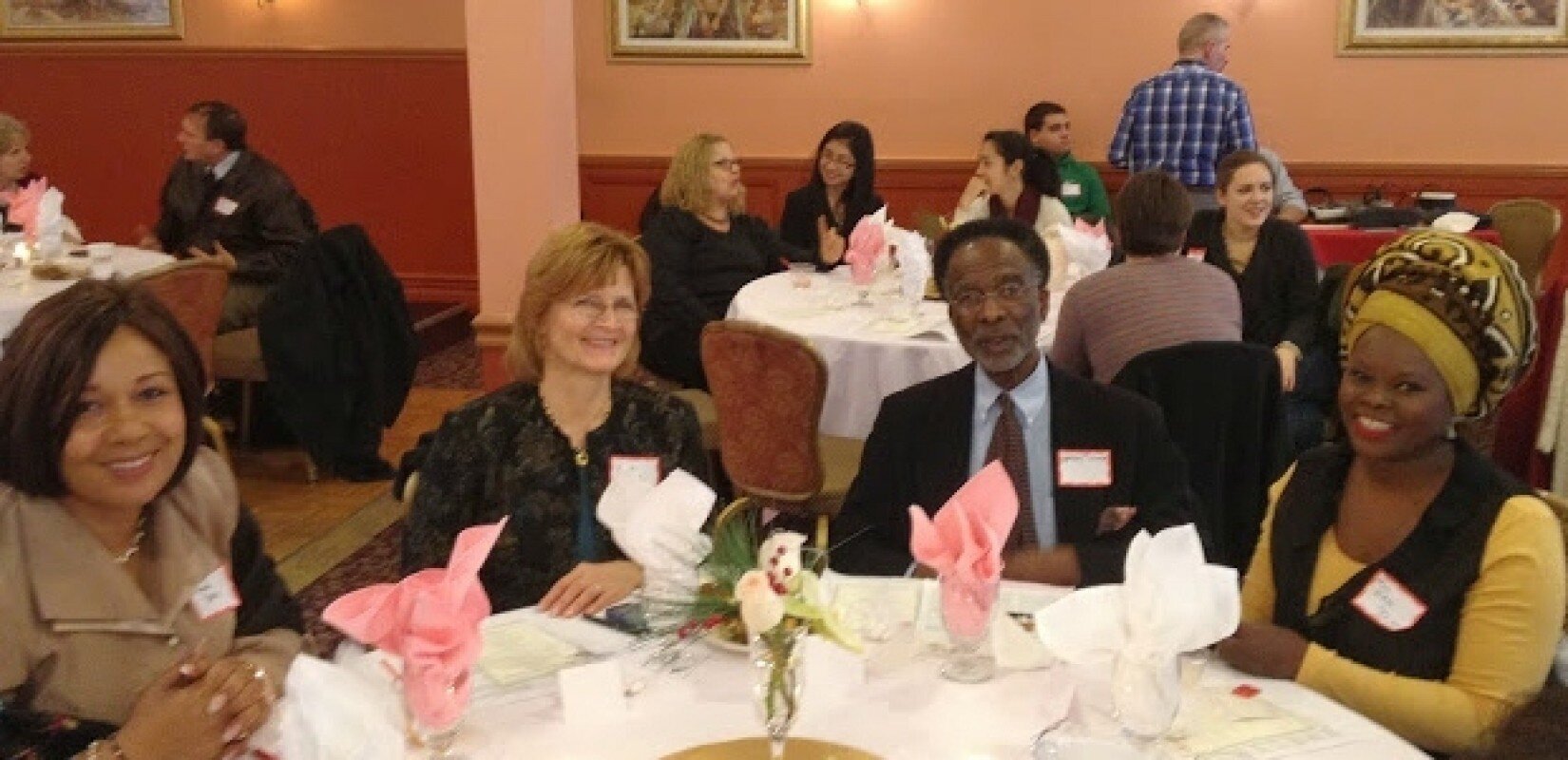 NY Mme. Dr. Daou, Mrs. Lynn Walsh, Rev. Shand, Mme Kani Diop