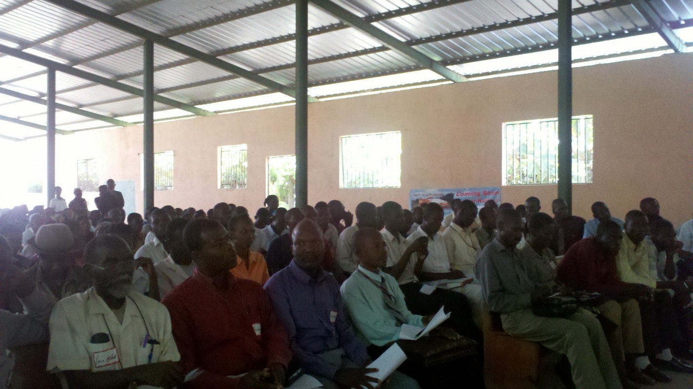 Clergy attending seminar