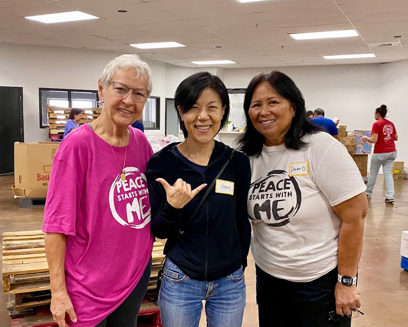 Peace Starts With Me Alliance Community Service Project-         King’s Chapel Hawai‘i Food Bank ‘Ohana Food Distribution